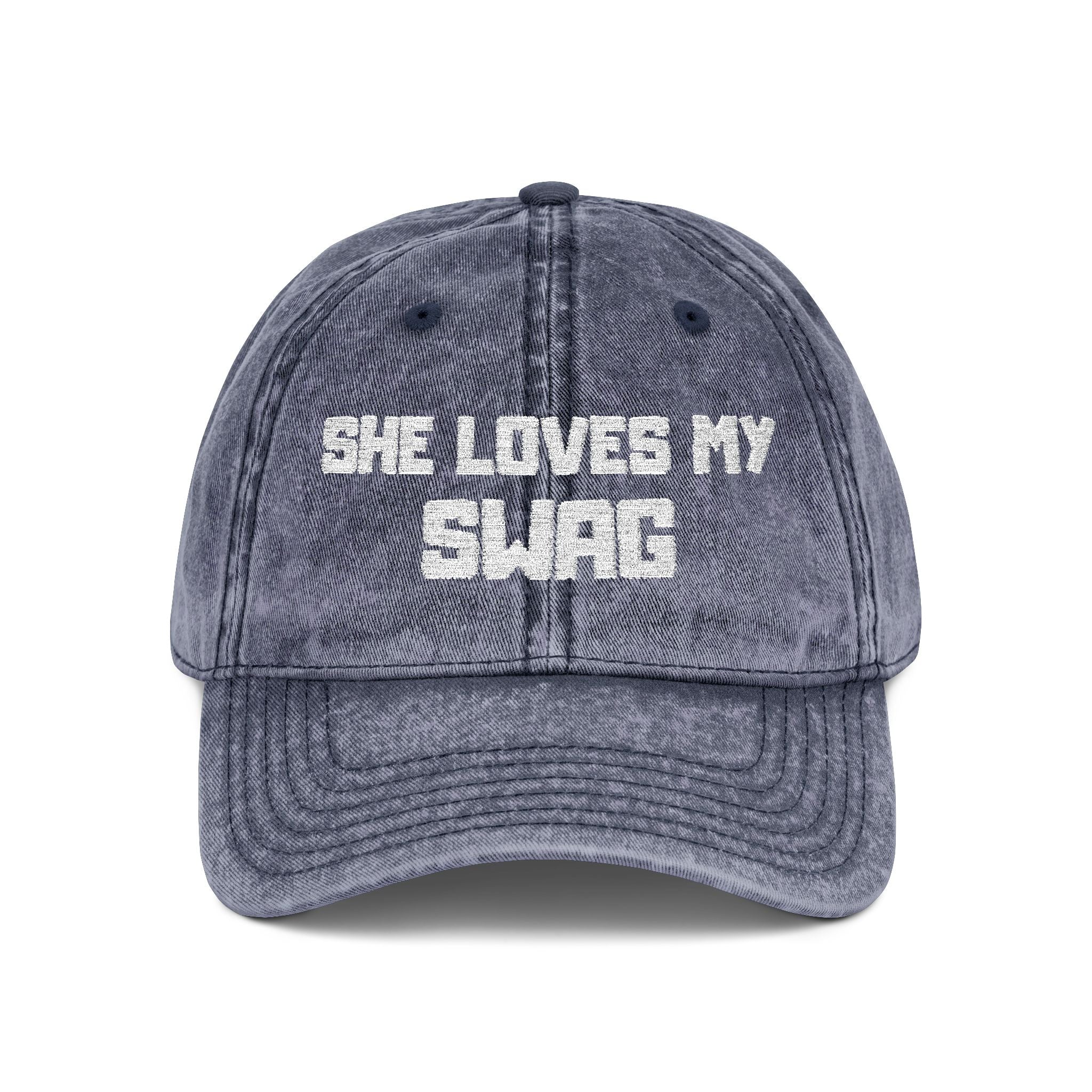 She Loves My Swag Vintage Embroidery Cap