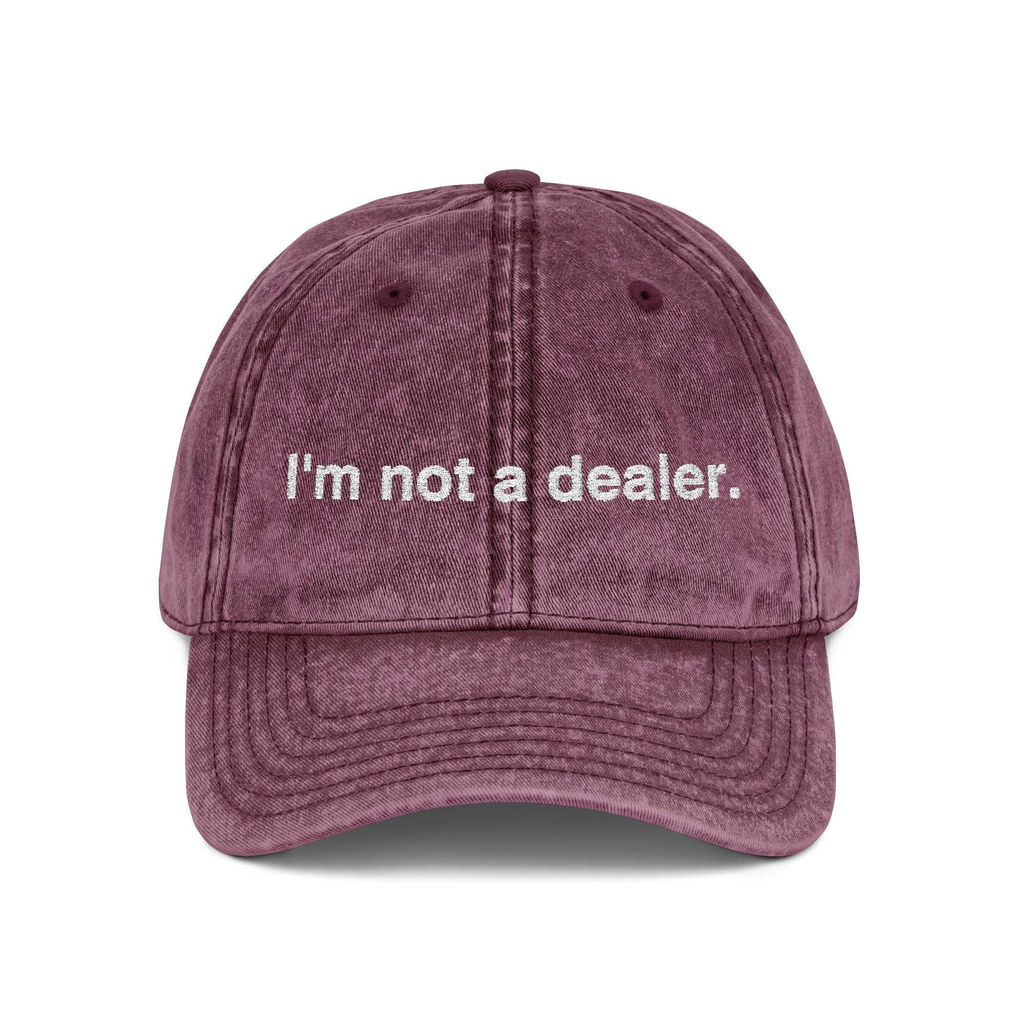 I'm not a dealer Vintage Embroidery Cap