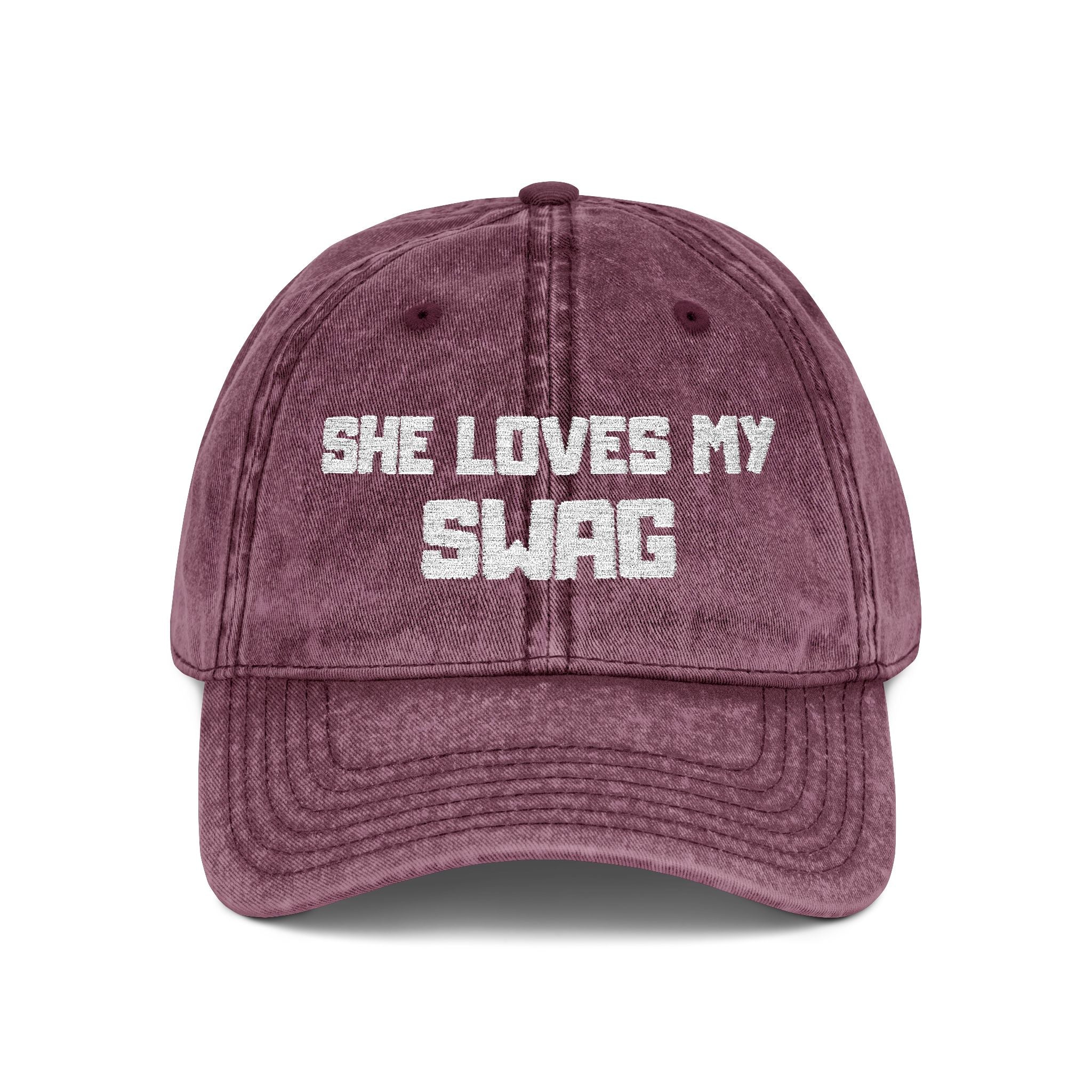 She Loves My Swag Vintage Embroidery Cap