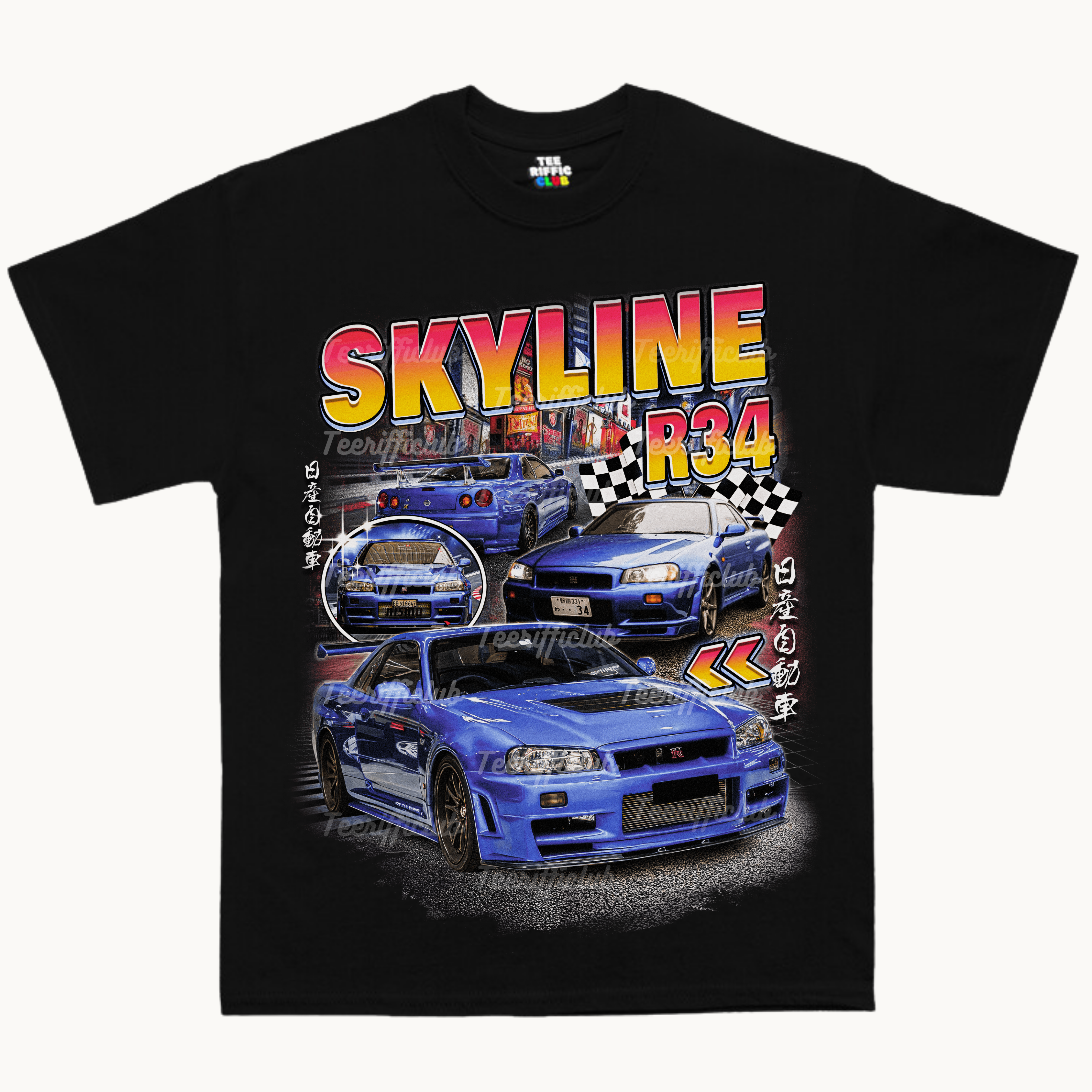 Racing Cars Graphic T-Shirt | Nissan Skyline T-Shirt | TeeRiffiClub