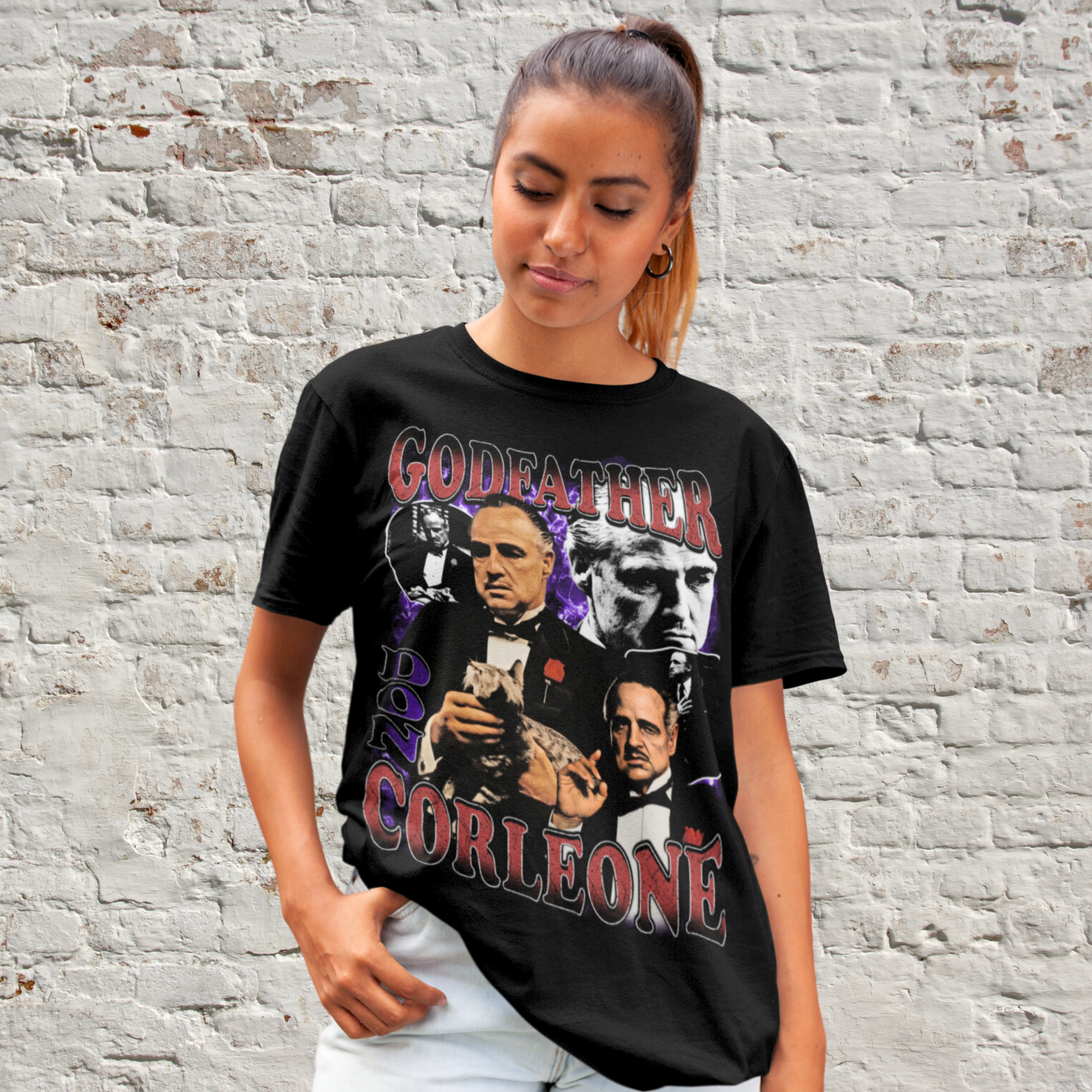Don Corleone T-Shirt | Women's Graphic T-Shirts | TeeRiffiClub
