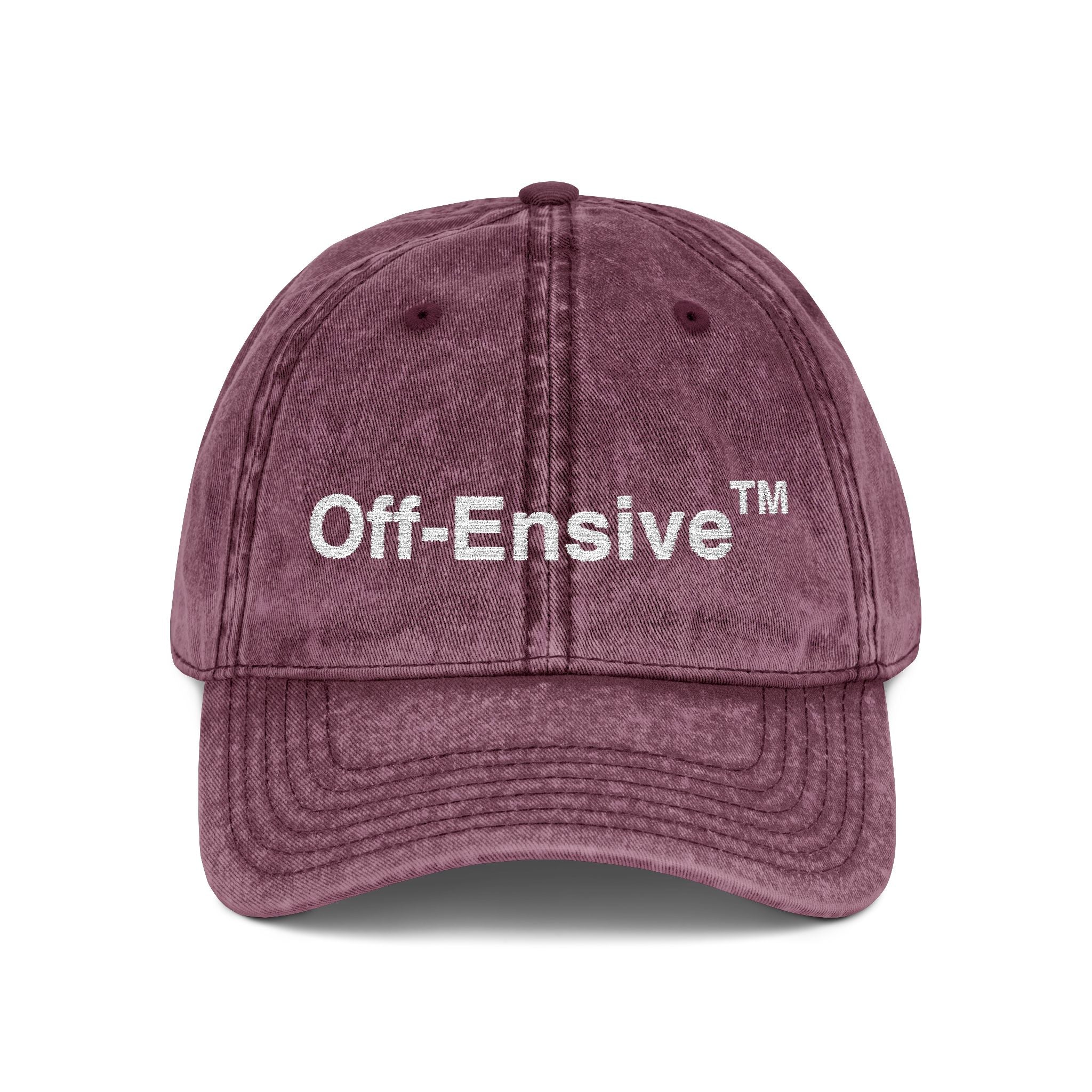 Off-Ensive Vintage Embroidery Cap