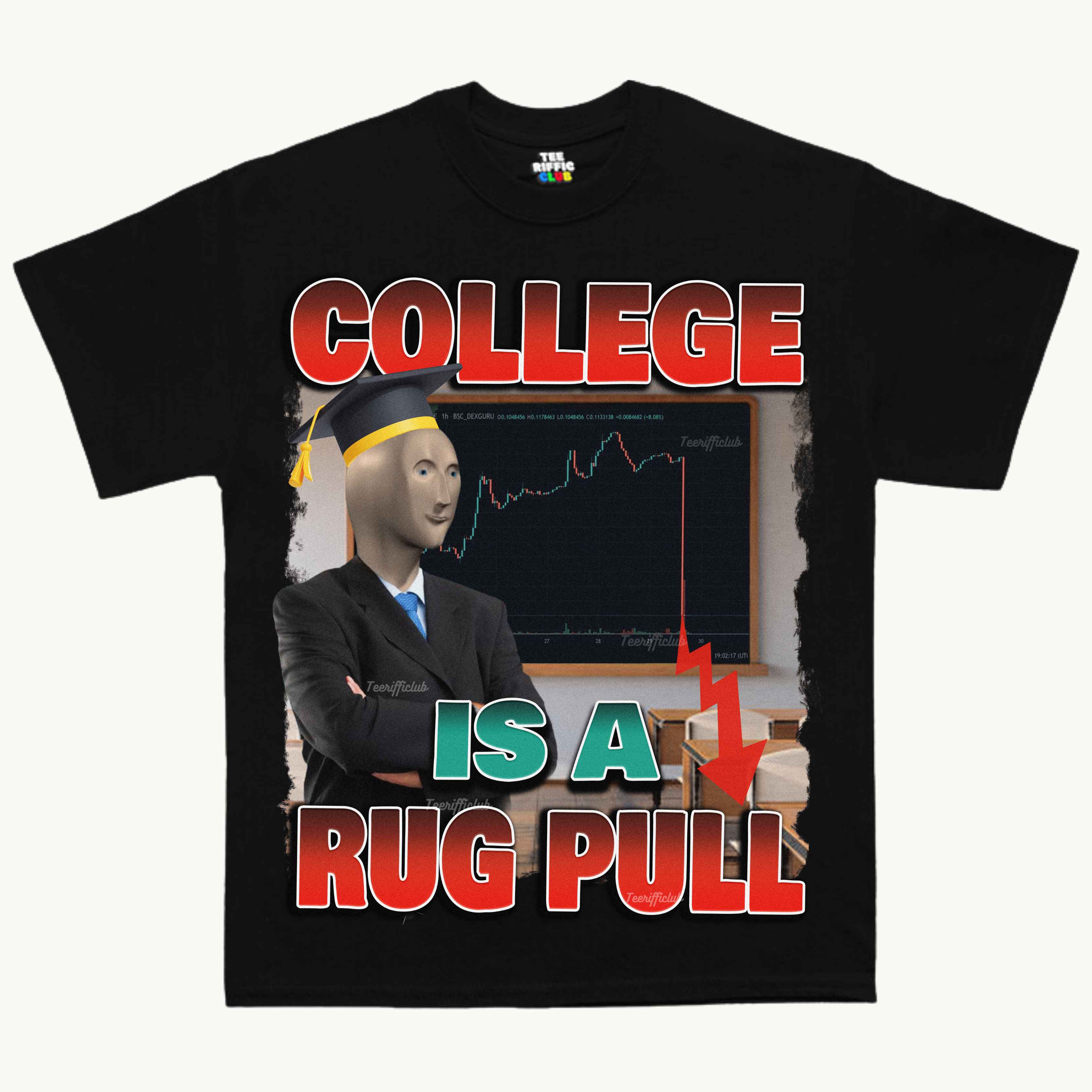 Rug Pull T-Shirt | Cripto Funny Shirt | TeeRiffiClub