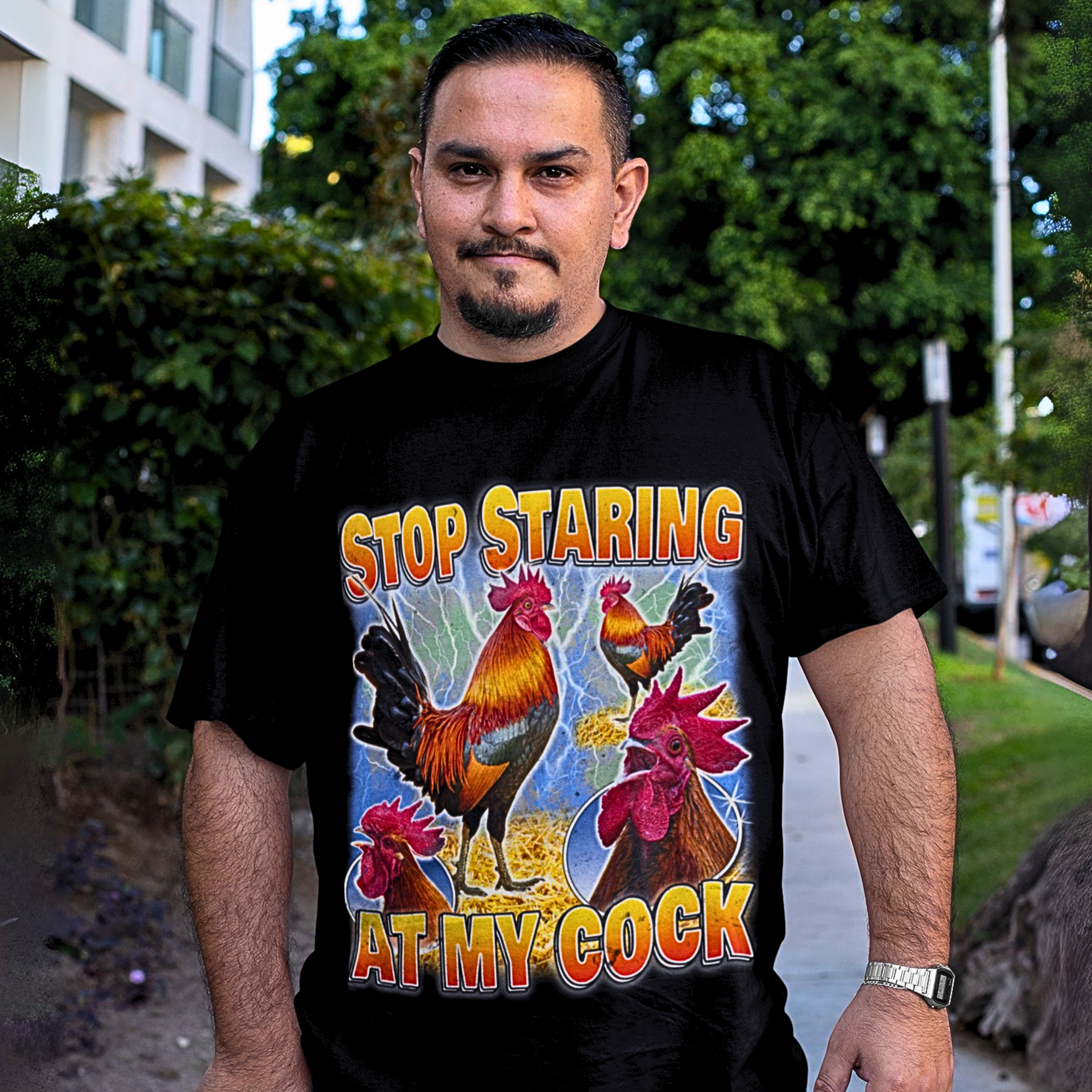 Stop Staring At My Cock T-shirt