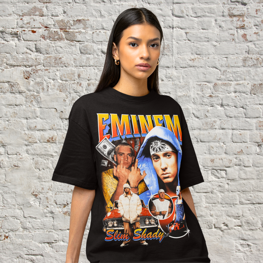 Eminem T-Shirt Slim Shady Shirt | Rap Hip-Hop T-Shirt | TeeRiffiClub