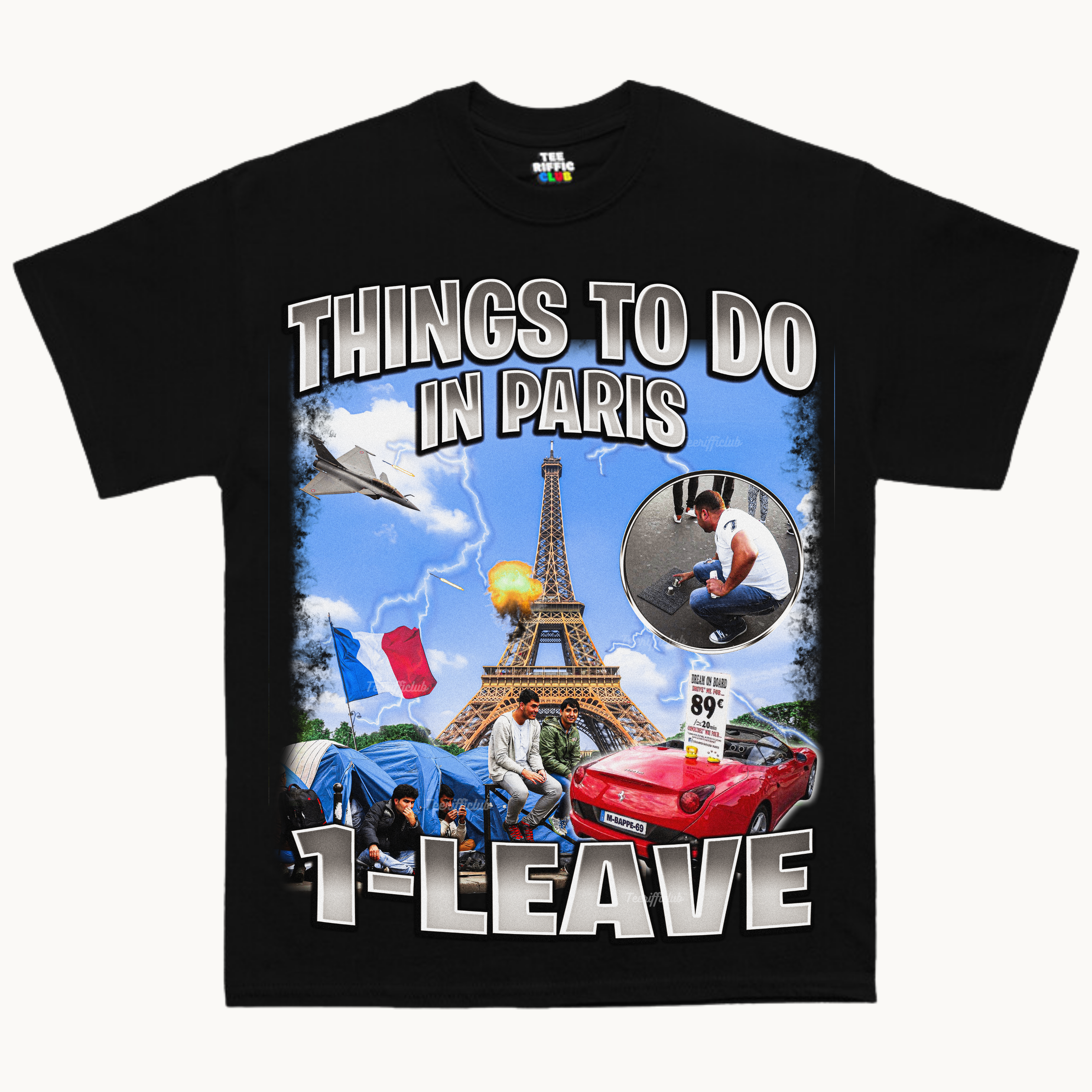 Things to do in Paris Leave T-shirt