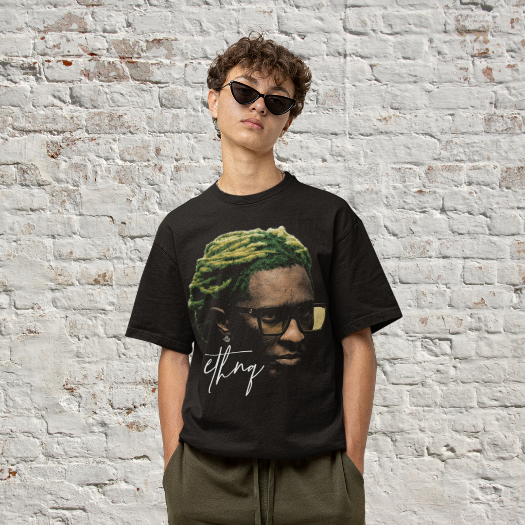 Young Thug Face Shirt | Scarface Rapper T-Shirt | TeeRiffiClub