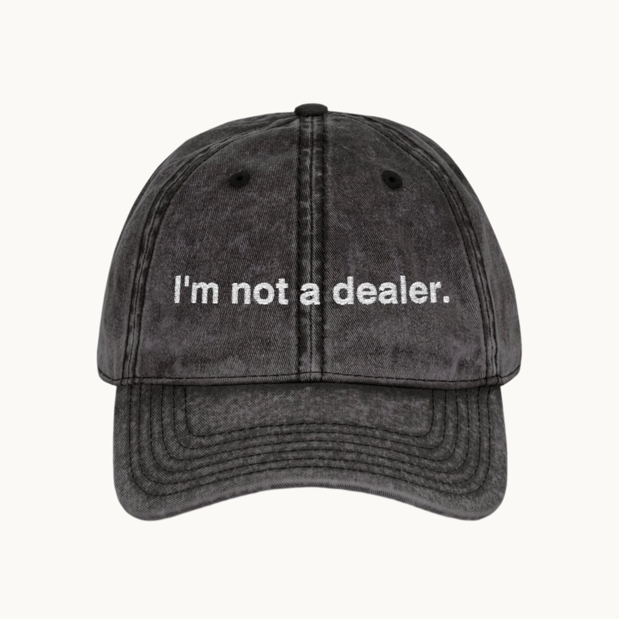 I'm not a dealer Vintage Embroidery Cap