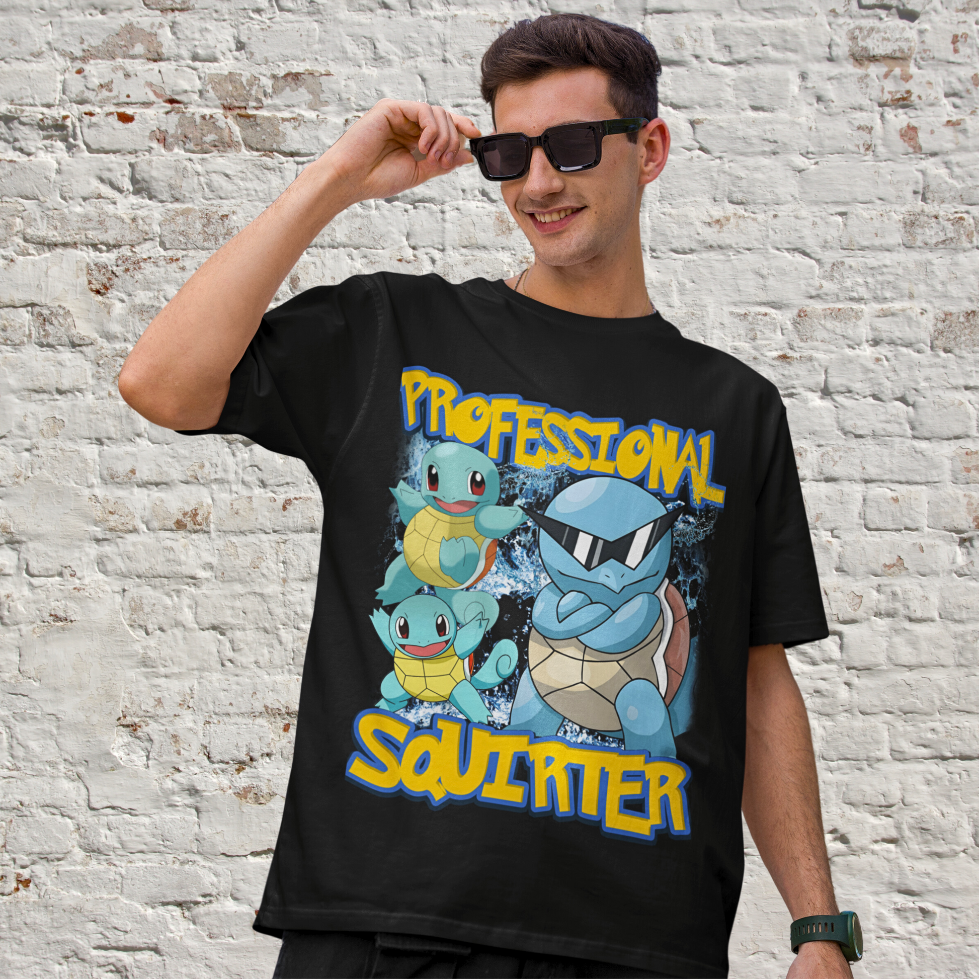 Professional Squirter T-Shirt | Pokemon Funny T-Shirt | TeeRiffiClub