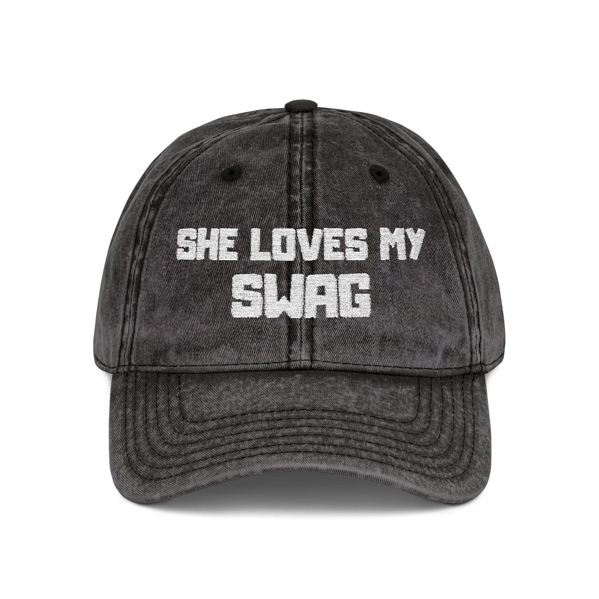 She Loves My Swag Vintage Embroidery Cap