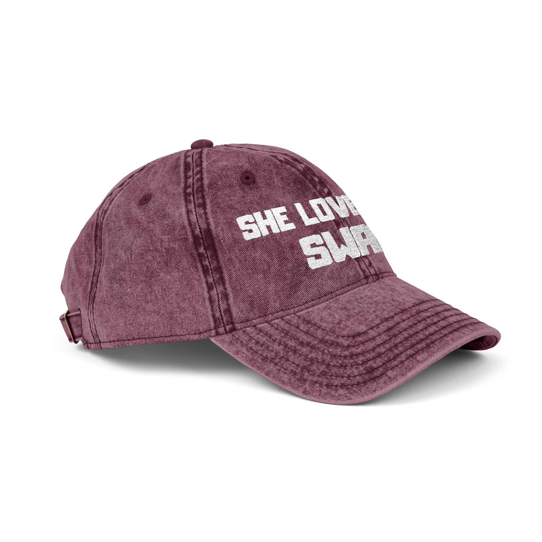 She Loves My Swag Vintage Embroidery Cap