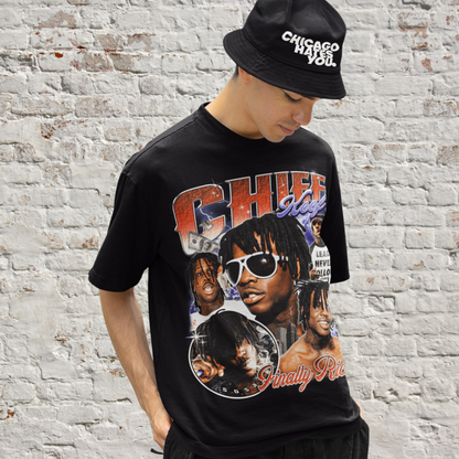  Chief Keef Graphic Tee | Classic Hip Hop Tees | TeeRiffiClub