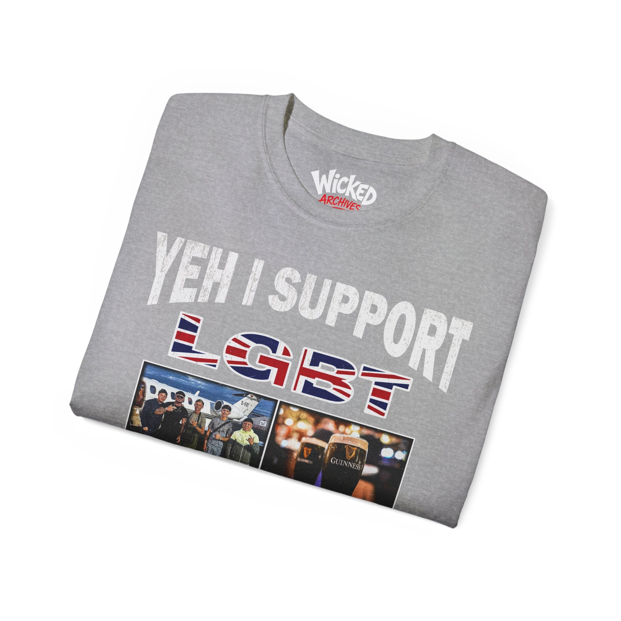 Yeh I Support LGBT UK T-Shirt