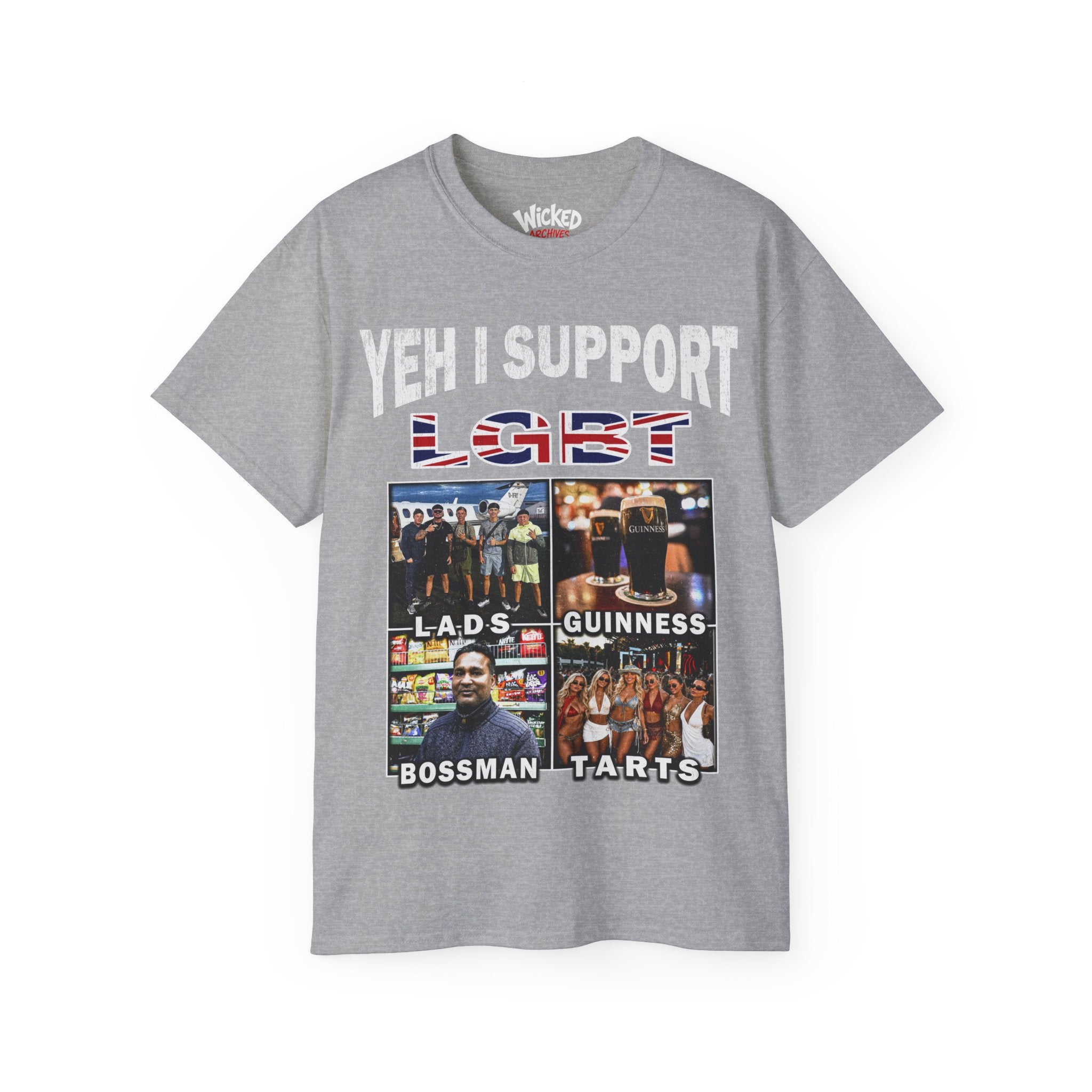 Yeh I Support LGBT UK T-Shirt