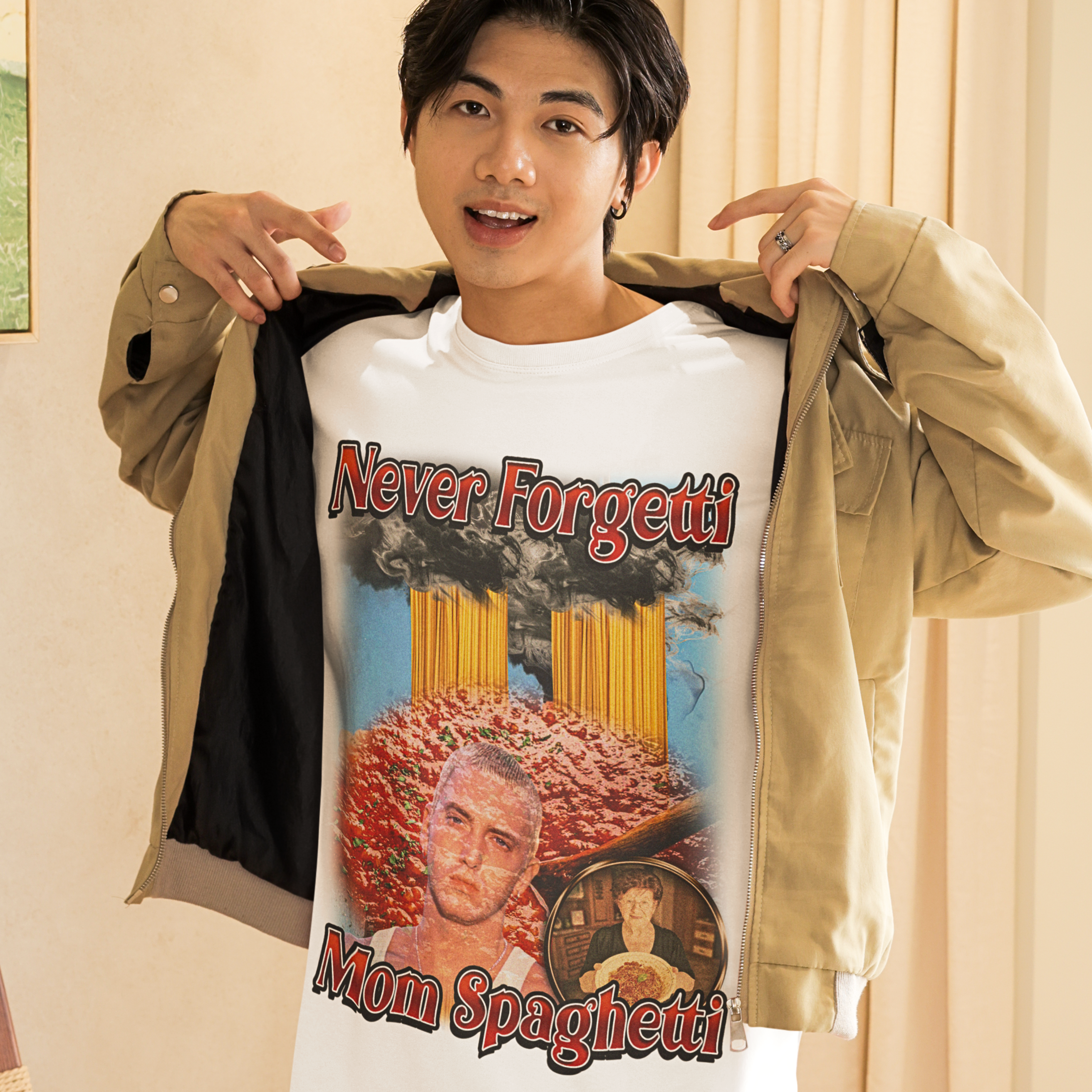 Never Forgetti Mom Spaguetti T-Shirt