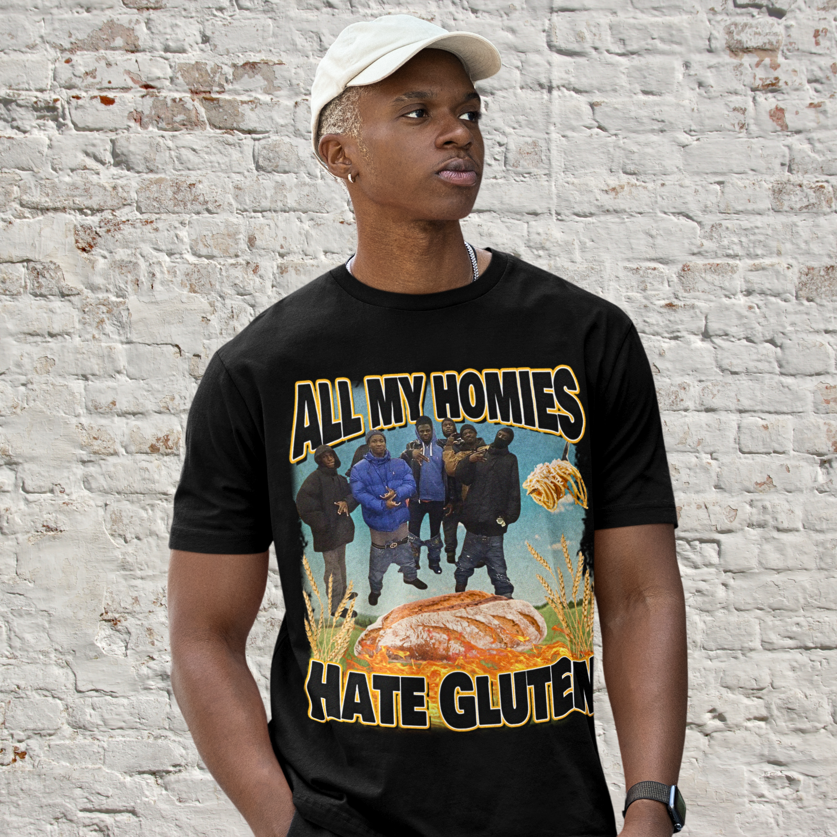 All My Homies Hate Gluten T-Shirt