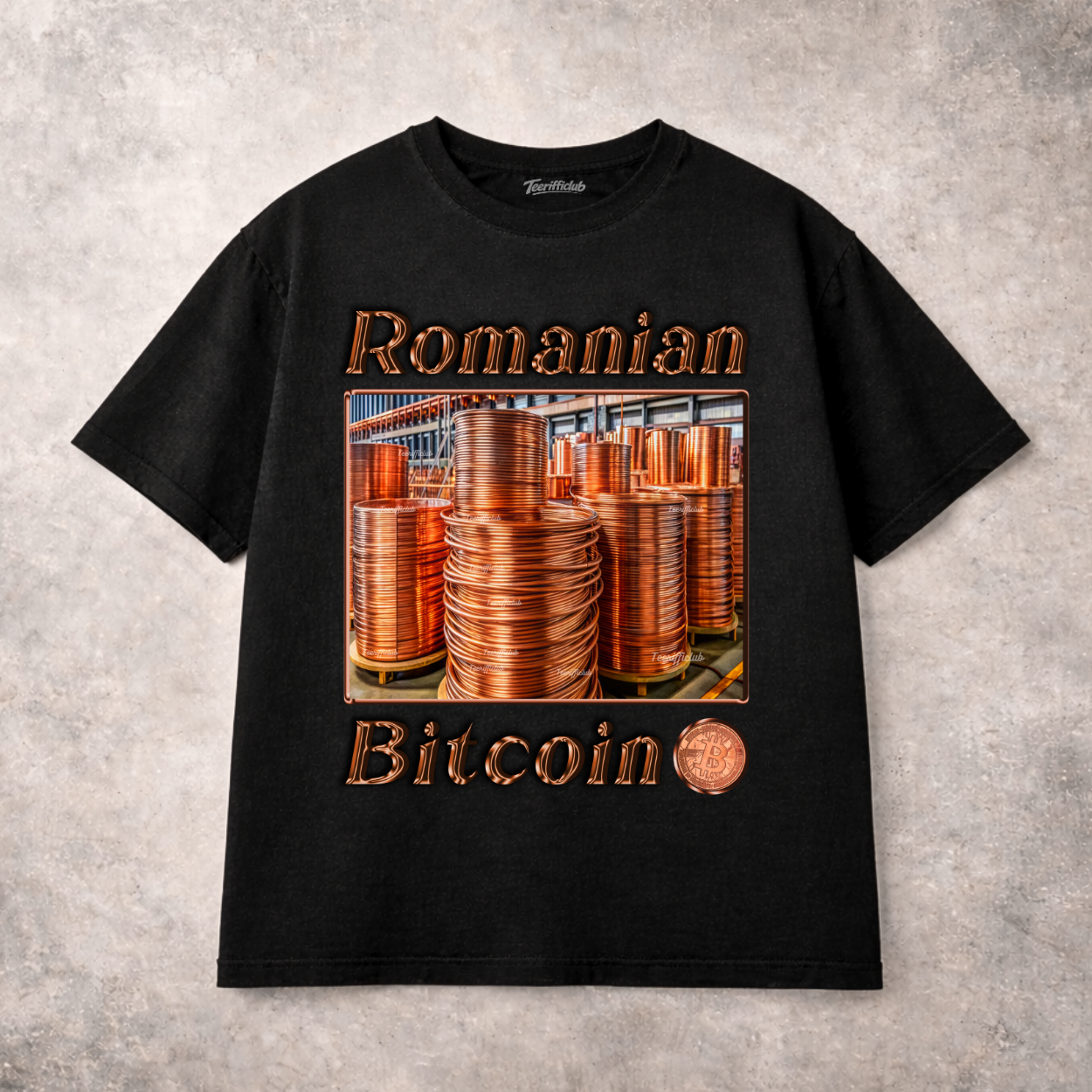 Romanian Bitcoin T-shirt