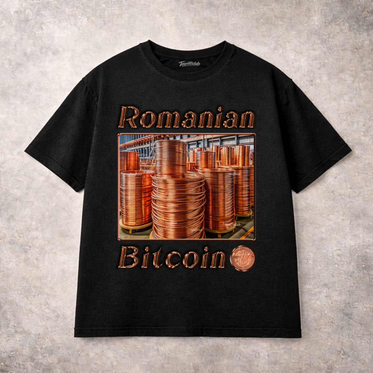 Romanian Bitcoin T-shirt