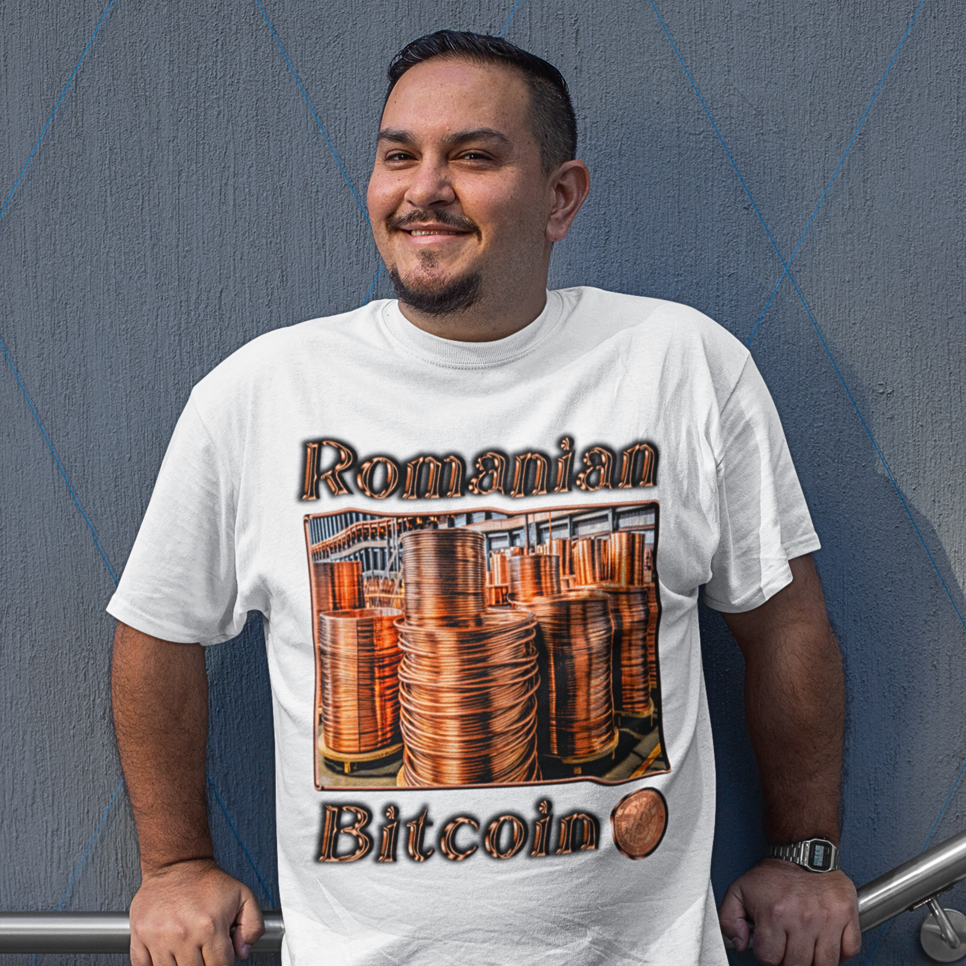 Romanian Bitcoin T-shirt
